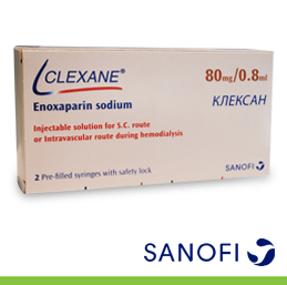 Box of Clexane / Lovenox (Enoxaparin) available in 20mg, 40mg, 60mg, 80mg. 100mg, 120mg and 150mg injections