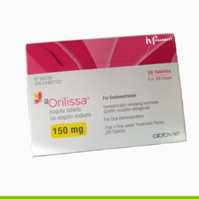 Box of Orilissa tablets for Endometriosis Treatment