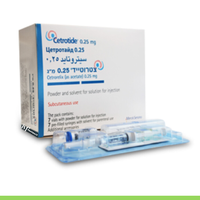 Cetrotide box of 7 0.25mg injections